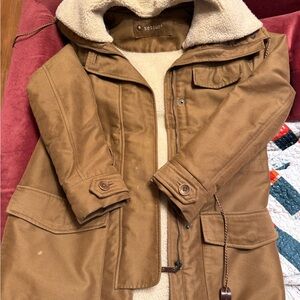Sessun Brown Sherpa lined Jacket